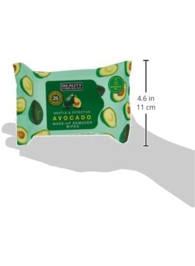 Beauty Formulas Avocado Make-Up Remover Wipes - Image 4
