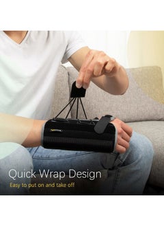 BraceUP Quick Wrap Wrist Brace for Carpal Tunnel, Tendonitis, and Arthritis – Hand and Wrist Support Splint (Left Hand)  - Image 2