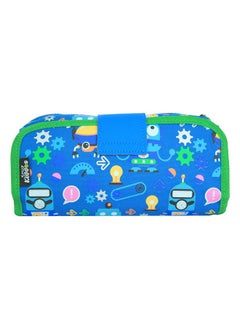 SMILY KIDDOS Smily Kiddos | Fancy Strap Pencil Case (Blue) | Kids&School Pencil Cases | Pencil Case for Kids | Boys & Girls Pencil Case | Pencil Pouch for Kids | Blue for Pencil Case  - Image 2