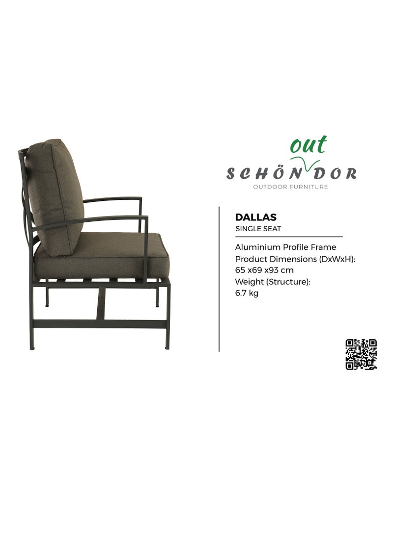 Schondor Furniture - Dallas Outdoor Dining Sofa Set - Image 1