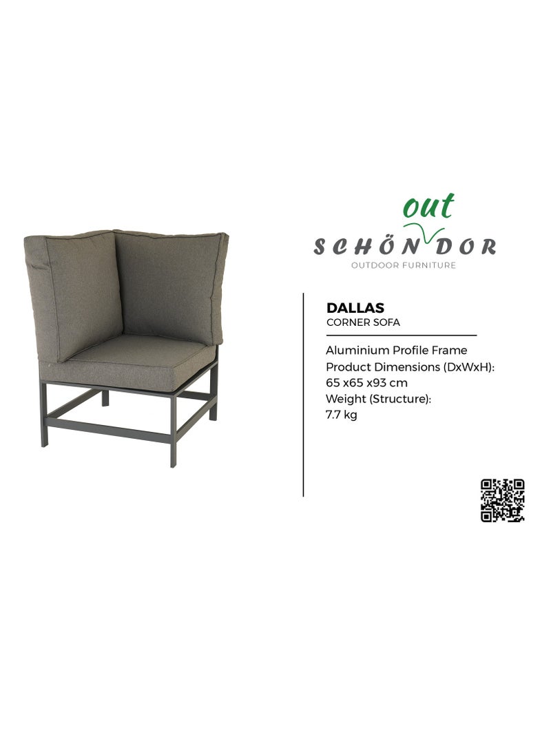 Schondor Furniture - Dallas Outdoor Dining Sofa Set - Image 1