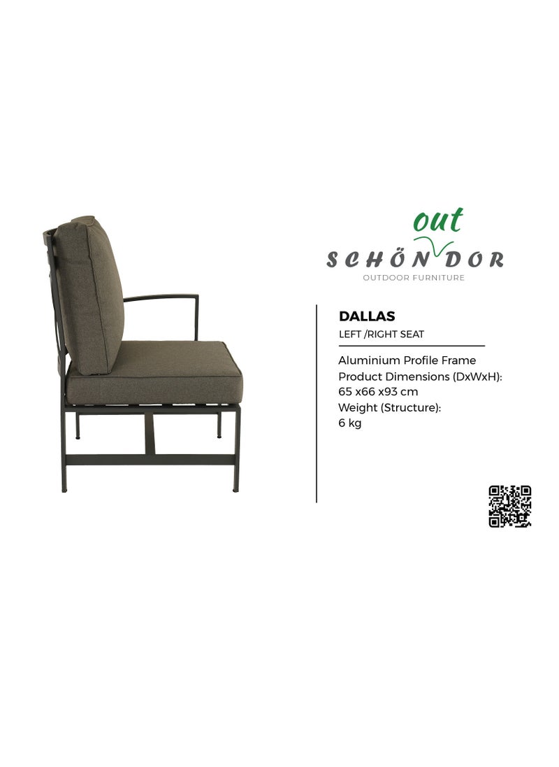 Schondor Furniture - Dallas Outdoor Dining Sofa Set - Image 1