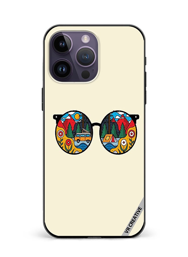 VR CREATIVE Protective Case Cover For Apple iPhone 15 Pro Glass Design Multicolour - Image 1