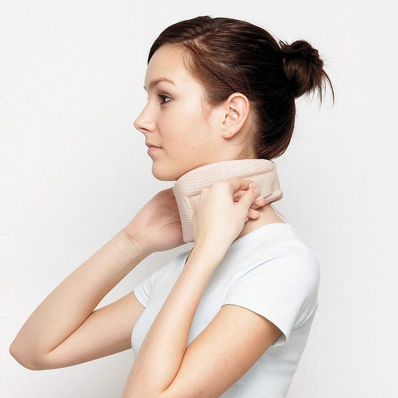 LP Support 906 Cervical Collar, Tan - Adjustable Neck Support for Pain Relief - Image 2