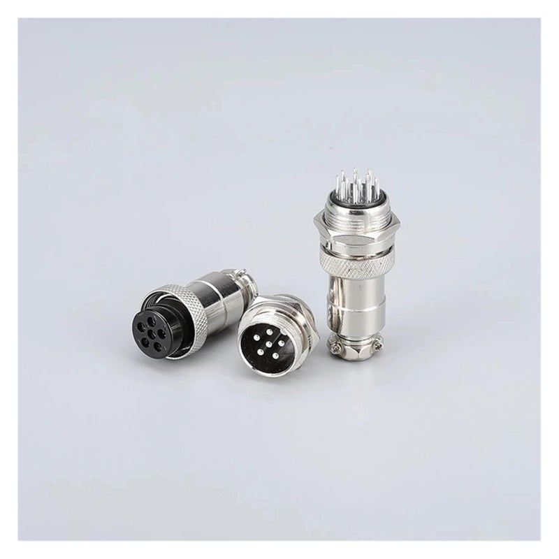 GX12 Docking Aviation Circular Connector Set 10 Sets Male Female 7P Cable Terminal - Image 5