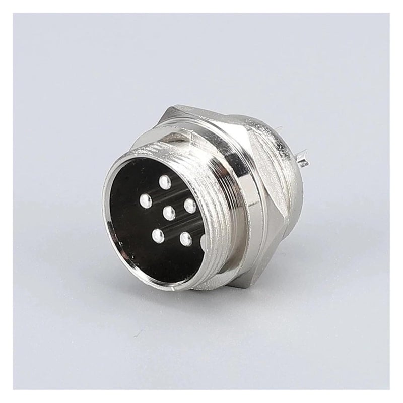 GX12 Docking Aviation Circular Connector Set 10 Sets Male Female 7P Cable Terminal - Image 1