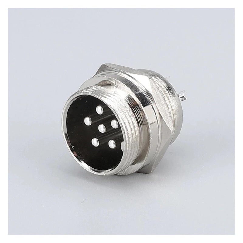 GX12 Docking Aviation Circular Connector Set 10 Sets Male Female 7P Cable Terminal - Image 2