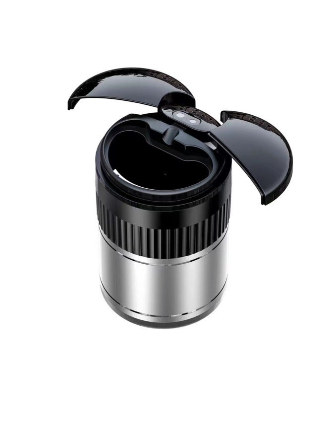 Creative Car Ashtray Car With Cover Automatic Induction Touch Infrared Smoking Metal Smart Ashtray
