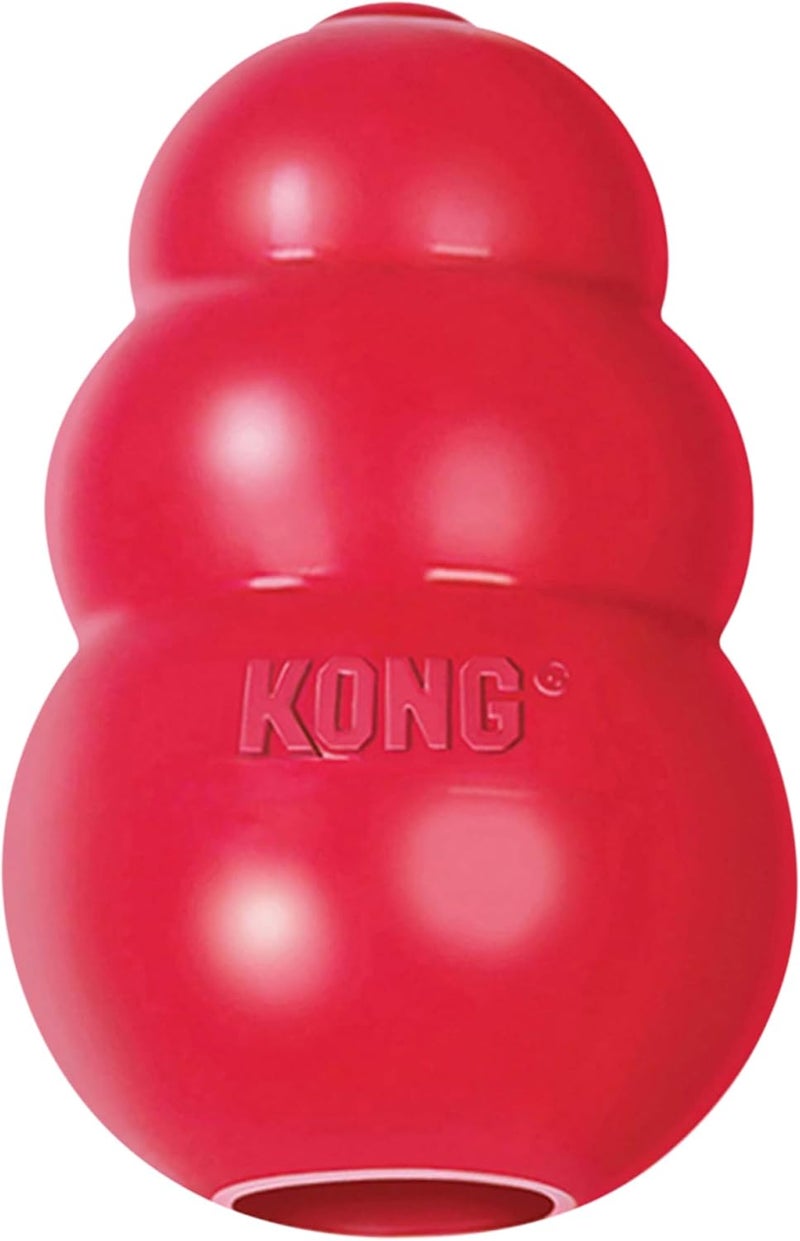 KONG Classic Dog Toy - Durable Natural Rubber Chew Toy for Large Dogs - Image 1