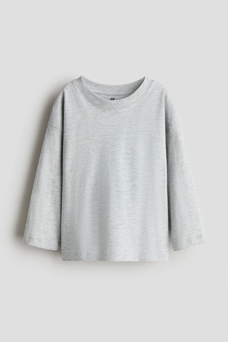 H&M Long-sleeved cotton T-shirt