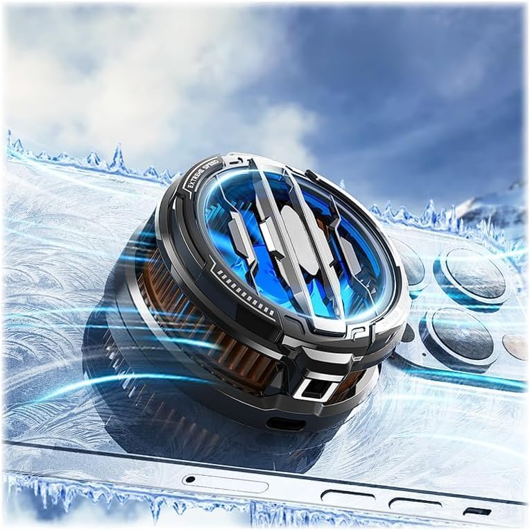 Memo Magnetic Phone Cooling Fan 15W – Semiconductor Heatsink for Rapid Heat Dissipation & Gaming Performance - Image 2
