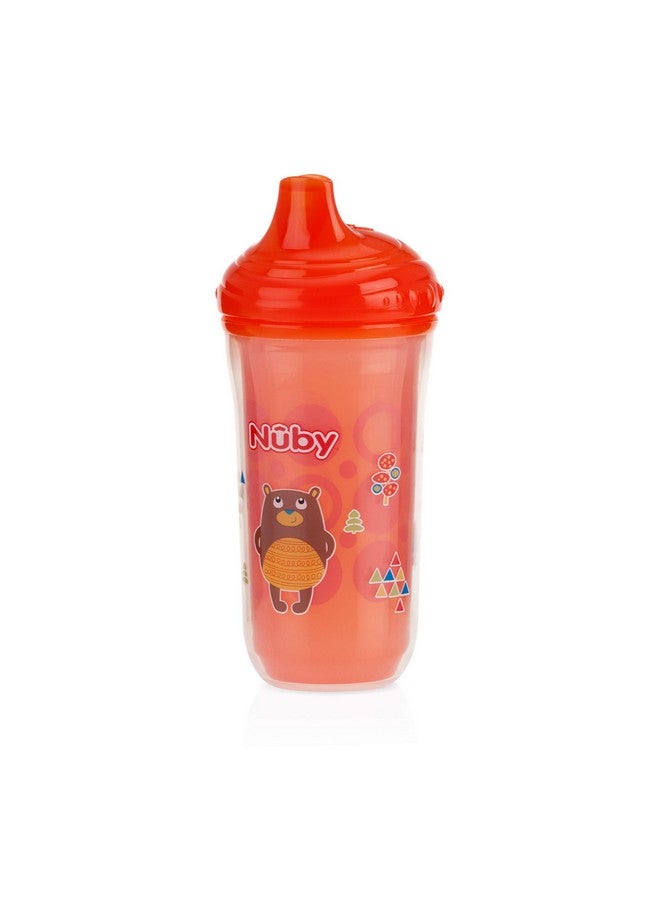 Nuby Insulated No Spill Easy Sip Cup with Vari-Flo Valve Hard Spout, Girl, 3 Count - Image 4