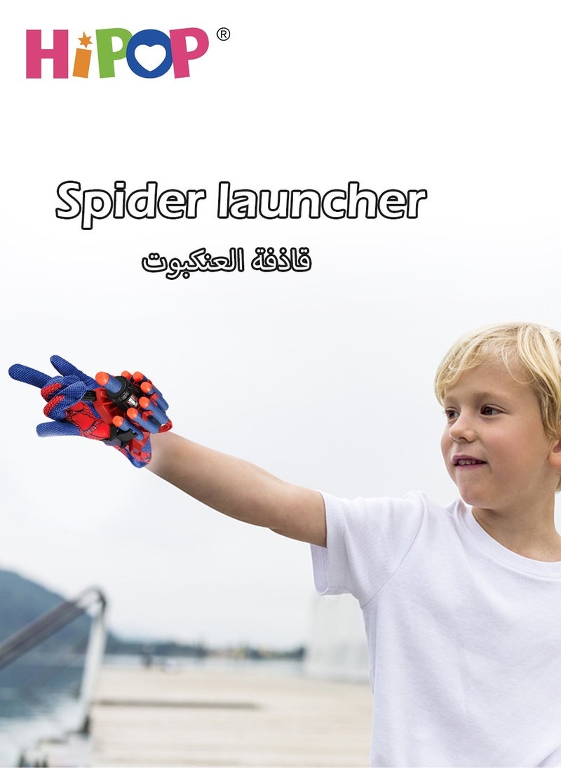 HIPOP Spiderman Launcher Toys,Wrist Mounted Projectile Shooters,Exciting Boys Toys  - Image 2