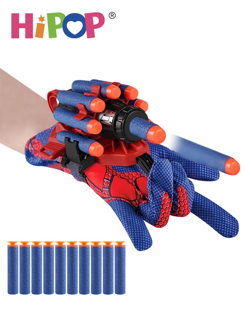 HIPOP Spiderman Launcher Toys,Wrist Mounted Projectile Shooters,Exciting Boys Toys  - Image 1