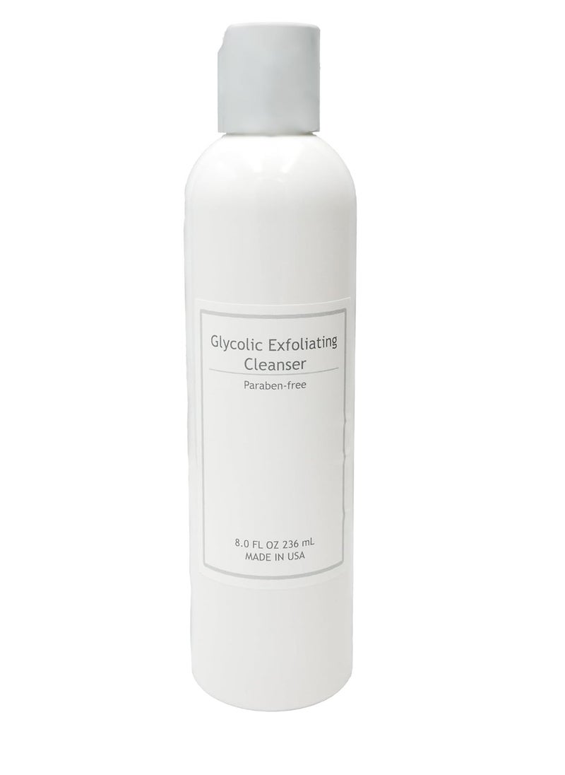 Pure Ziva 2.45% Glycolic Acid Foaming Exfoliating Cleanser Face Wash, Gluten & Paraben Free, 8 Fluid Ounces, No Animal Testing & Cruelty Free  - Image 1