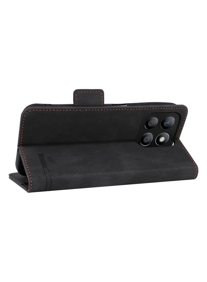 زبون جراب هاتف Honor X8b مع مشبك مغناطيسي من الجلد - Image 5