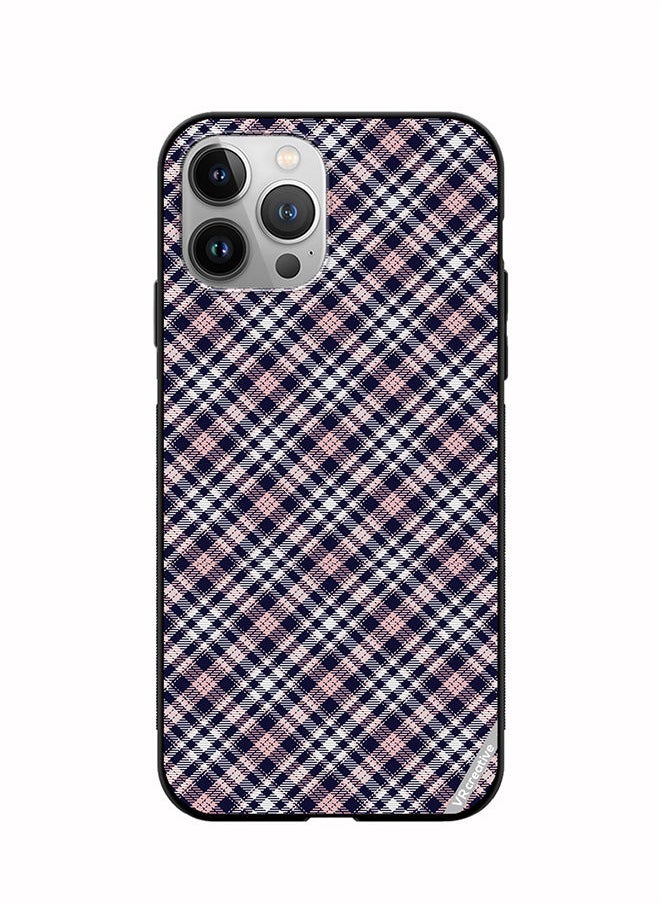 VR CREATIVE - Protective Case Cover For Apple iPhone 12 Pro Checkered Design Multicolour - Image 1