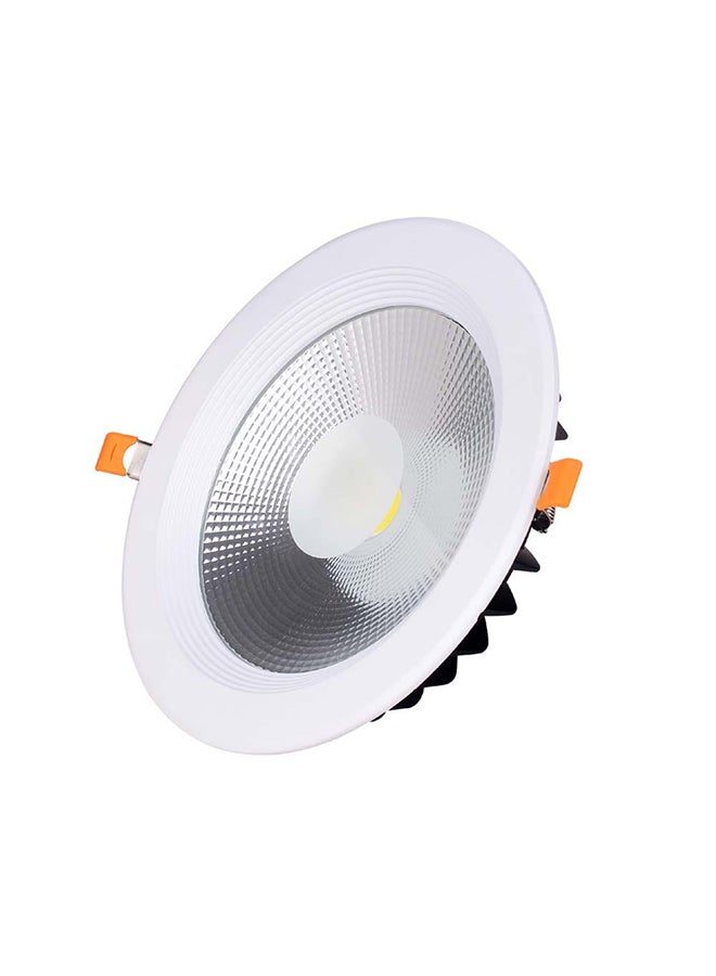 Milano Illumina Led Downlight White Body Ceiling Light Recessed Lighting Fixture for Bathroom Toilet Kitchen Commercial Lights 10W Warm White - Image 2