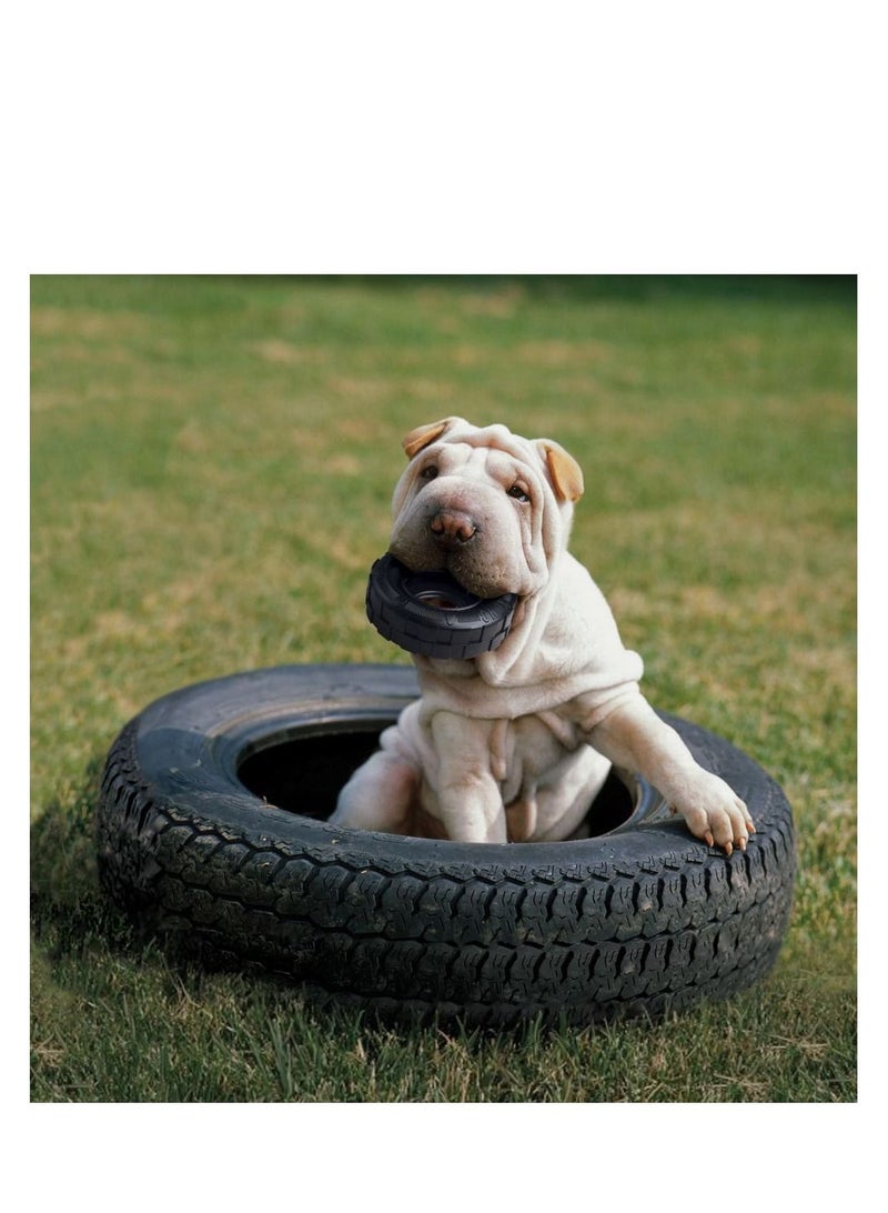 Kong Tires Extreme Dog Toy – Durable Tire Chew for Tough Chewers – Bouncy Fetch Fun with Elastic Rebound Sidewalls – Ideal for Active Dogs - Image 4