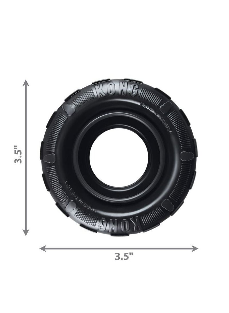 Kong Tires Extreme Dog Toy – Durable Tire Chew for Tough Chewers – Bouncy Fetch Fun with Elastic Rebound Sidewalls – Ideal for Active Dogs - Image 3