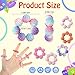 Liliaafar Fidget Ring for Adult Colored Spiky Bead Anxiety Rings Sensory Finger Acupressure Rings for Stress Relief Anxiety Ring Stress Reducer Office Workers 20 PcsClassic Solids - Image 4