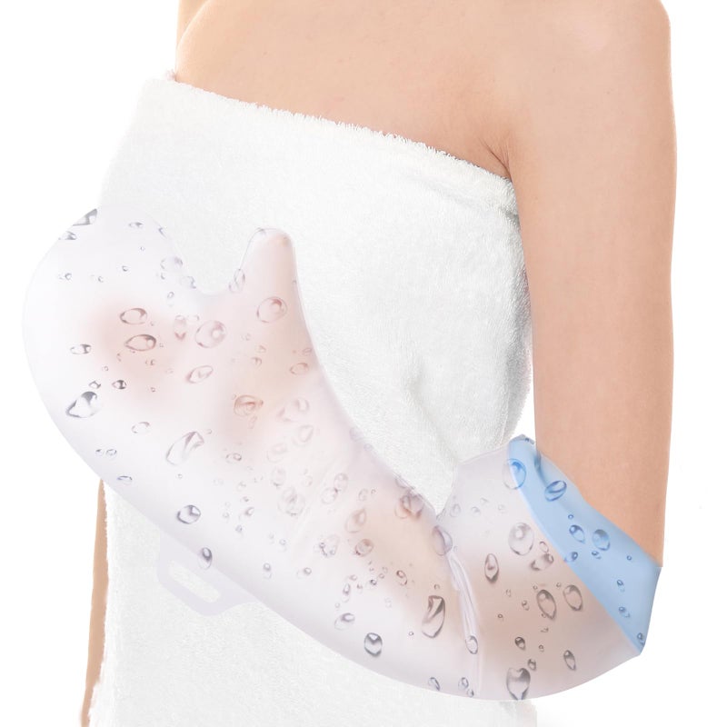 VALLEYWIND Waterproof Cast Cover for Shower Adult Full Arm Cast Covers Cast Protector for Shower Arm Adult Watertight Protection Cast Bag for Broken Hand Wrists Elbow - Image 1