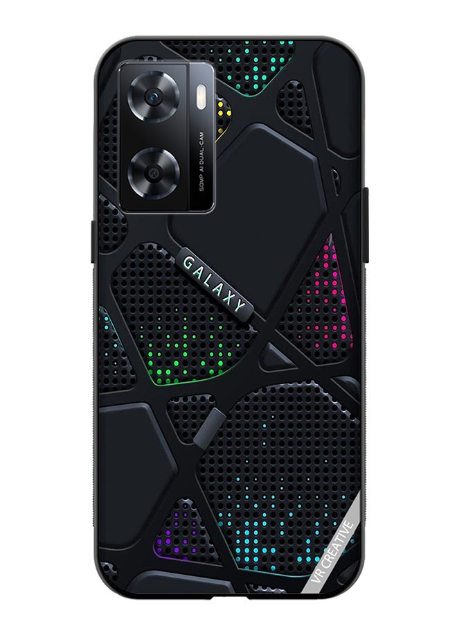VR CREATIVE Protective Case Cover For Oppo A57/A77s Galaxy Design Multicolour - Image 1