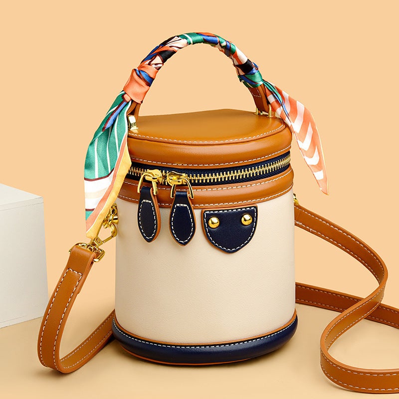 Women's Faux Leather Bucket Bag Crossbody Shoulder Bag, 2026 New Style - Image 1