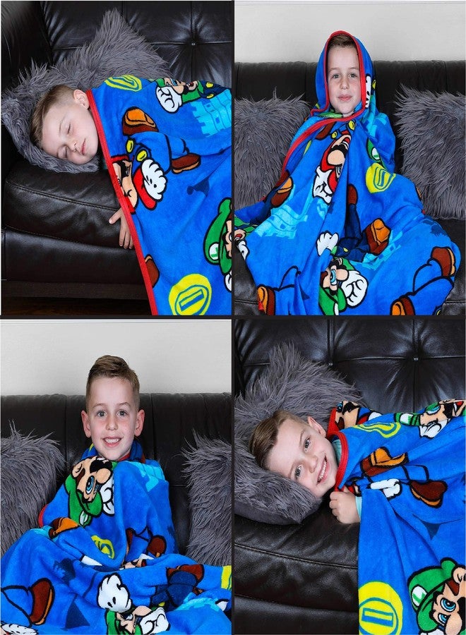 فرانكو بطانية فرانكو كيدز بيدينج فائقة النعومة، بتصميم سوبر ماريو، AB0518، مقاس 62 × 90 بوصة - Image 2