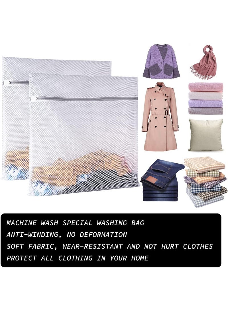 Washing & Travel Organizer Bags Delicates Laundry Mesh with Zipper Protection Use as Luggage Dividers ,three different size - Image 3