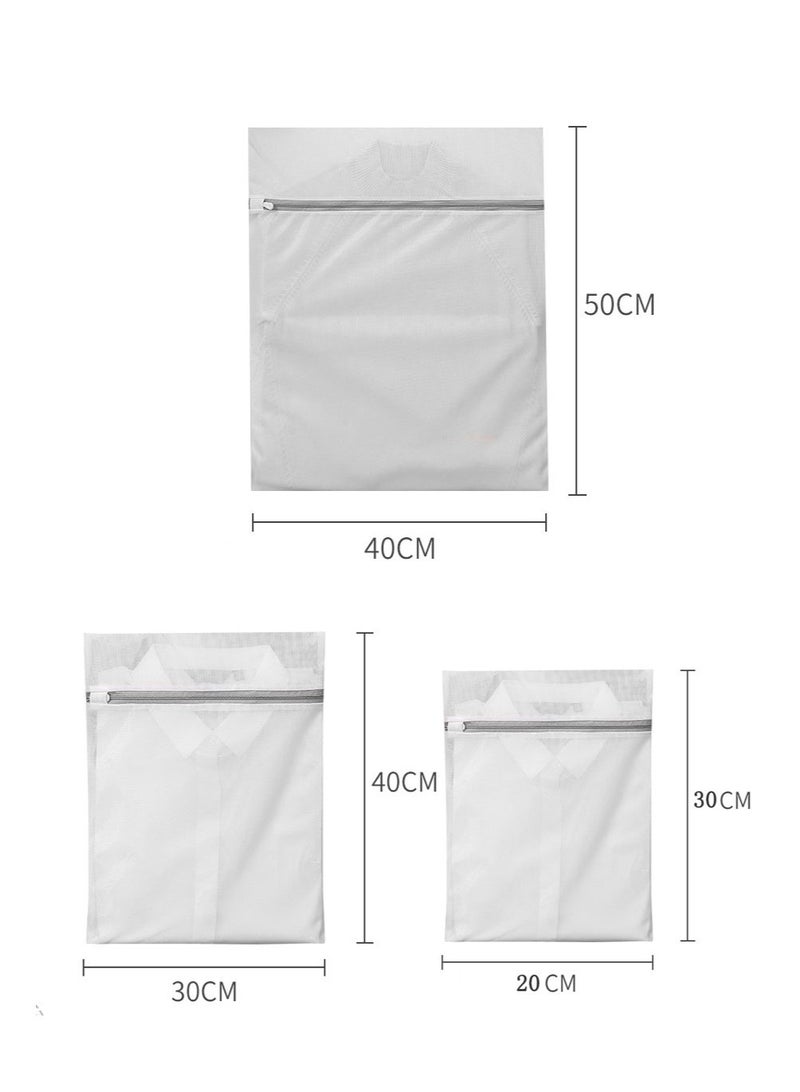 Washing & Travel Organizer Bags Delicates Laundry Mesh with Zipper Protection Use as Luggage Dividers ,three different size - Image 2