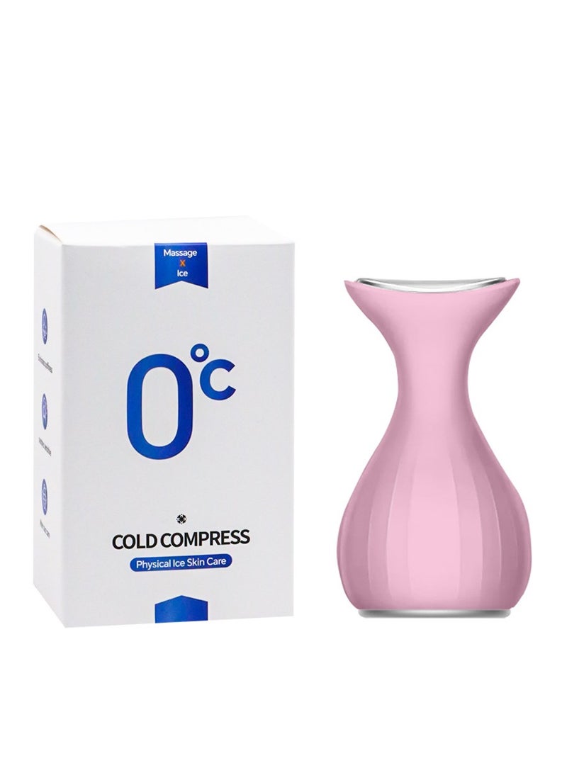 Generic Age-Defying Facial Ice Massage Device: Home Use Cold Compress Beauty Tool, Deep Pore Tightening, Reduces Puffiness, Long-Lasting Cooling Technology, 30 Minutes Continuous Ice Therapy, Suitable for Full Body(pink) - Image 1