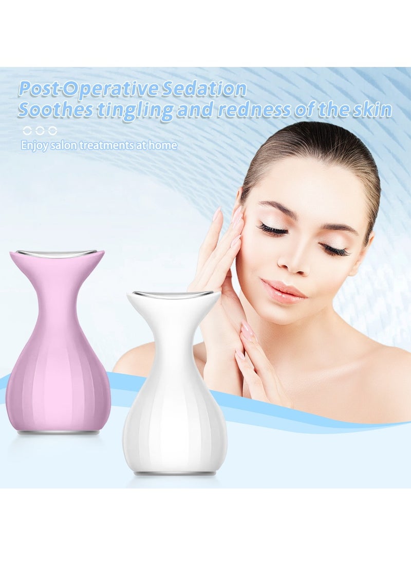 Generic Age-Defying Facial Ice Massage Device: Home Use Cold Compress Beauty Tool, Deep Pore Tightening, Reduces Puffiness, Long-Lasting Cooling Technology, 30 Minutes Continuous Ice Therapy, Suitable for Full Body(pink) - Image 2
