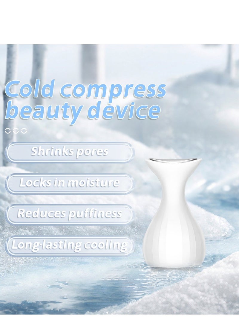 Generic Age-Defying Facial Ice Massage Device: Home Use Cold Compress Beauty Tool, Deep Pore Tightening, Reduces Puffiness, Long-Lasting Cooling Technology, 30 Minutes Continuous Ice Therapy, Suitable for Full Body(pink) - Image 4