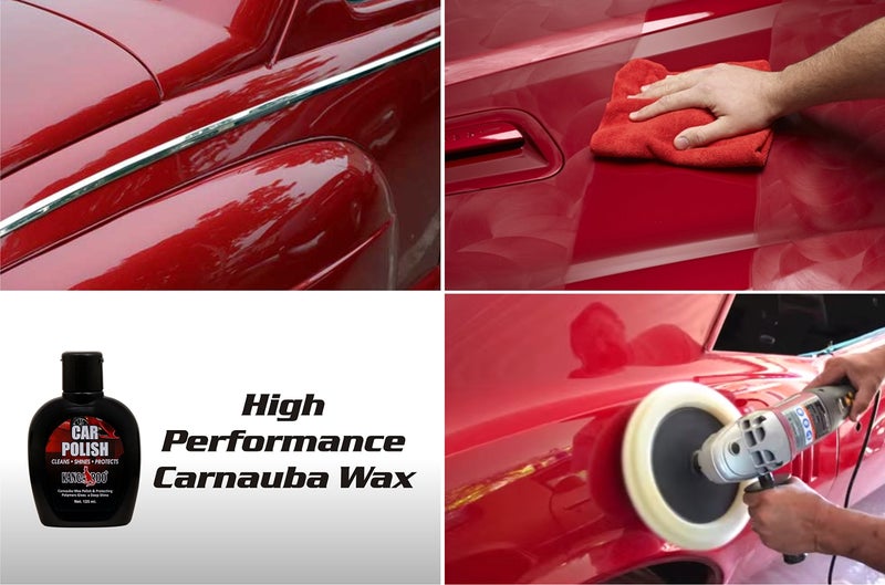 Kangaroo® CAR Polish 125 ML + Dashboard Polish 125 ML + Two Foam Pads - Image 4