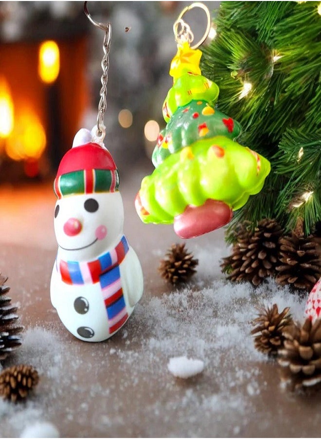 ماركة غير محددة Multi Color Christmas Medals with Sponge Pendant for All Ages, Christmas Gifts for Kids in Two Pieces Shapes and Colors  - Image 1