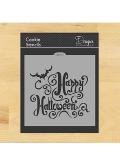 Designer Stencils Happy Halloween Lettering Cookie and Craft Stencil CM071 by Designer Stencils  - Image 1
