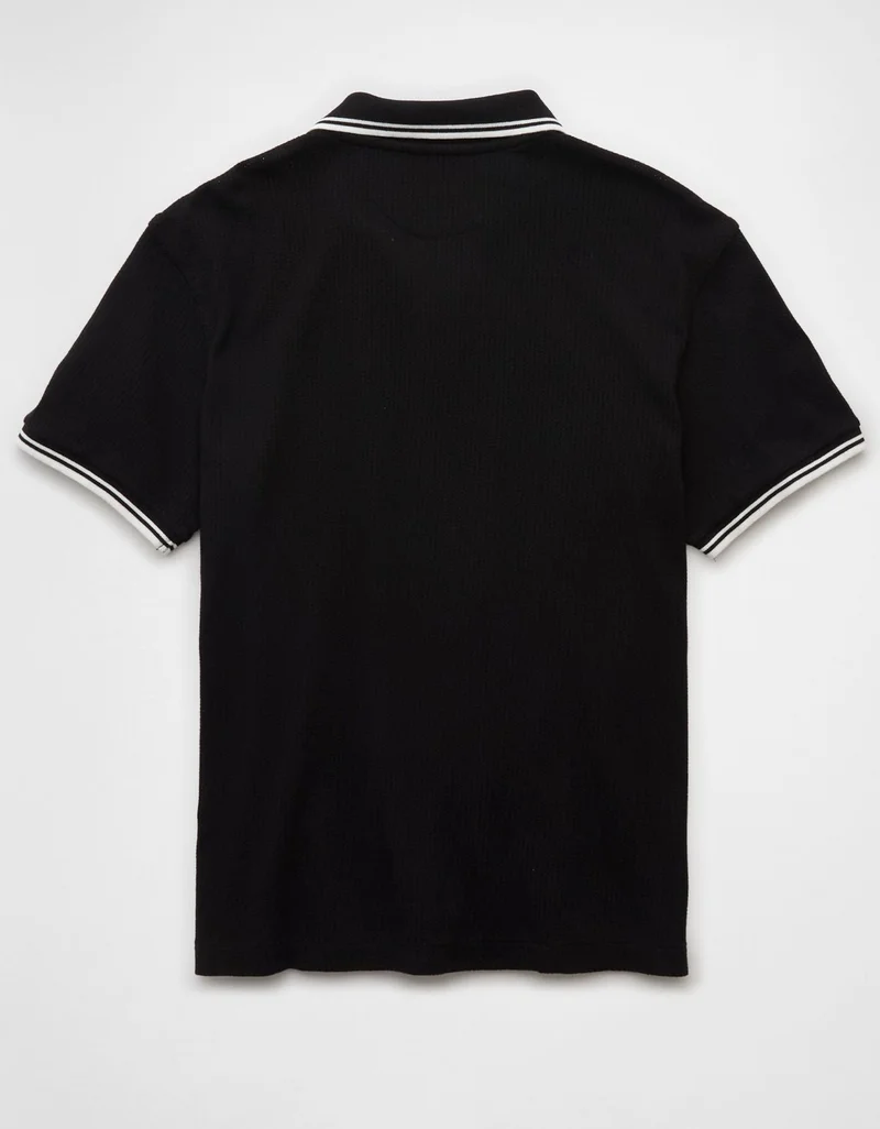 American Eagle  AE 24/7 Mesh Polo Shirt for Men | Best Price UAE