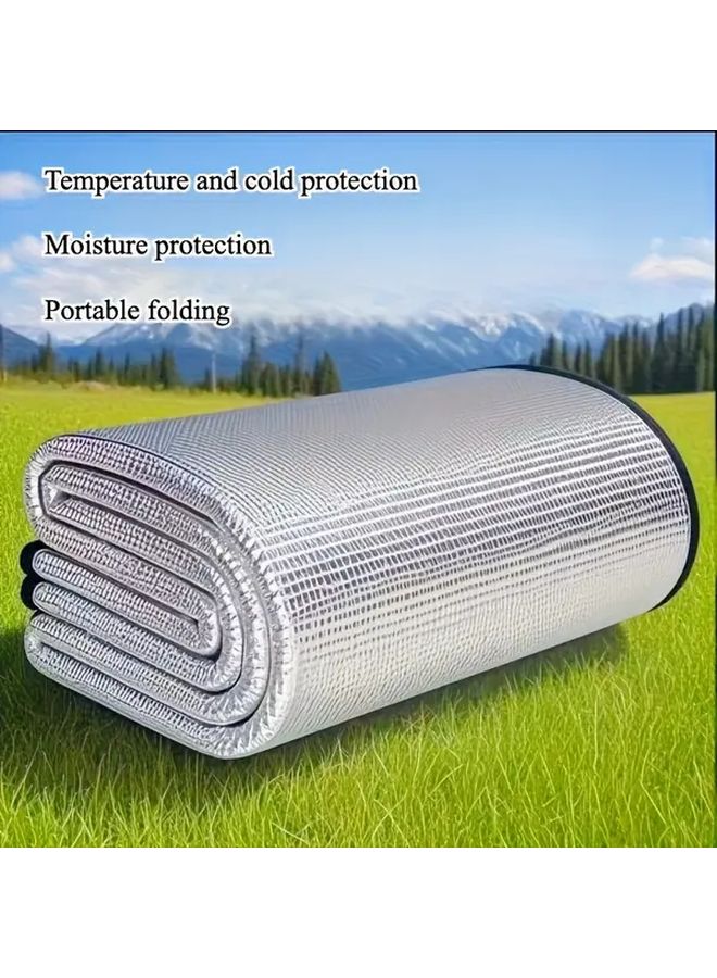 Large 78 74x78 74 Inch Portable Foldable Camping Mat Heat Insulation Aluminum Film - Image 4