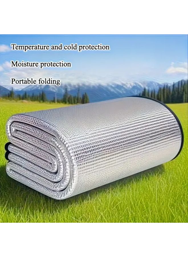 Large 78 74x78 74 Inch Portable Foldable Camping Mat Heat Insulation Aluminum Film - Image 3