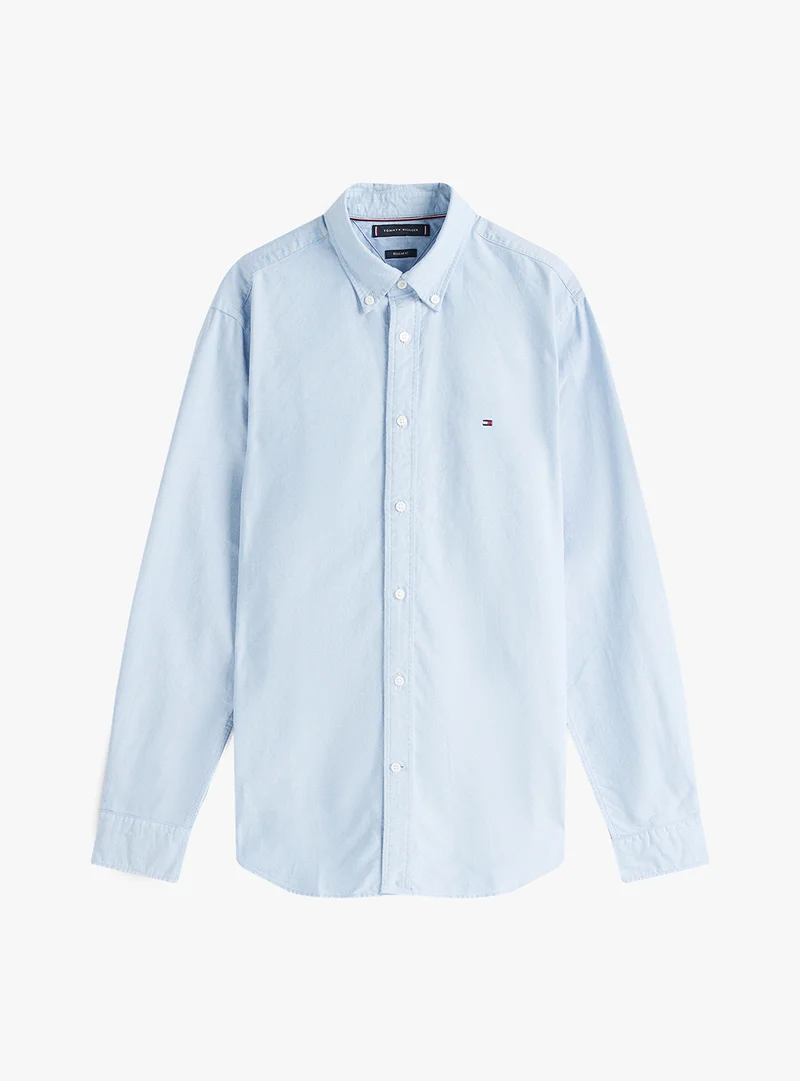 TOMMY HILFIGER Regular Fit Flag Embroidery Oxford Shirt
