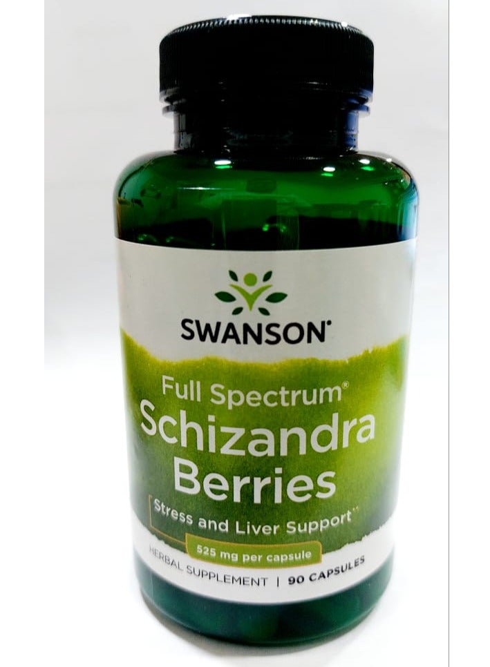 SWANSON Full Spectrum Schizandra Berries 525 mg 90 Caps - Image 2