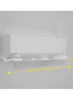 Witforms / Classic - Adjustable AC air Deflector Suitable for Split air conditioners. Enhance Cooling and Heating Circulation Transparent - pzsku/Z6F48D47682C6C6D6CFA4Z/45/_/1674136163/55017894-db5a-4a01-8b9d-fcac13f8bc0e