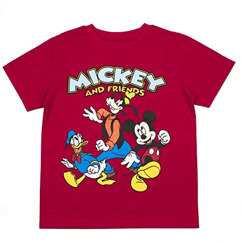 Disney Mickey Mouse Boys 3 Pack Short Sleeve T-Shirt for Infant and Toddlers - Image 3