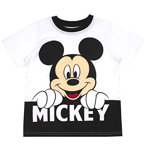 Disney Mickey Mouse Boys 3 Pack Short Sleeve T-Shirt for Infant and Toddlers - Image 4