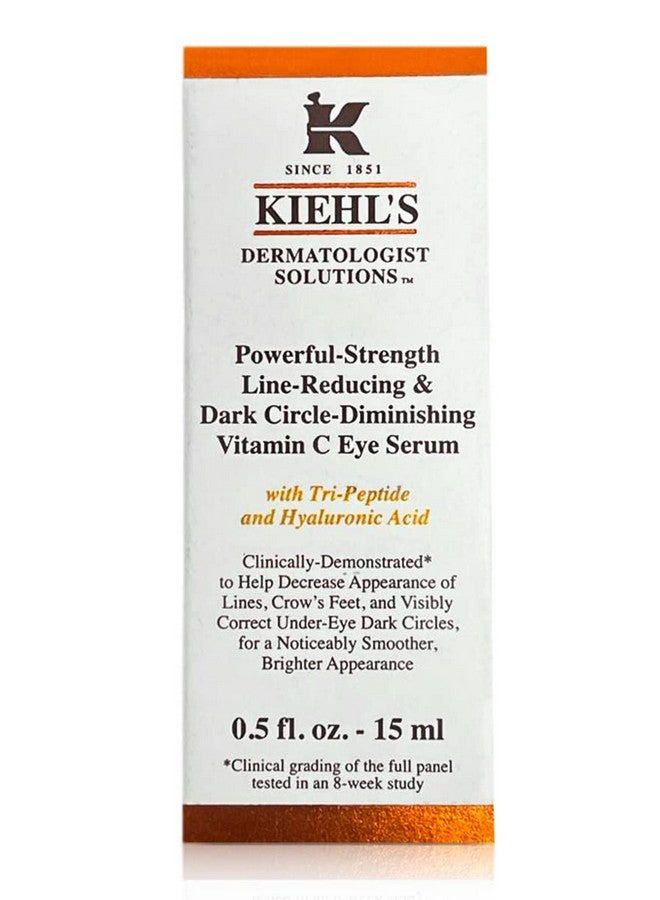 Kiehl's Iehl'S Powerfulstrength Dark Circle Reducing Vitamin C Eye Serum 0.5 Ounce 42 Grams  - Image 3