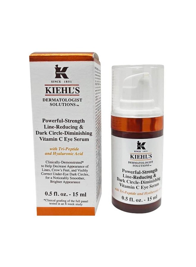 Kiehl's Iehl'S Powerfulstrength Dark Circle Reducing Vitamin C Eye Serum 0.5 Ounce 42 Grams  - Image 2