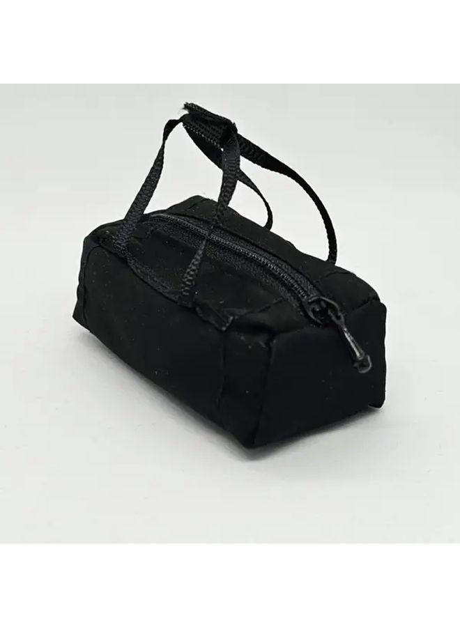 Miniature Black Suitcase Storage Box Dollhouse Travel Handbag For Outdoor Camping And Room Decoration Christmas Gift - Image 5
