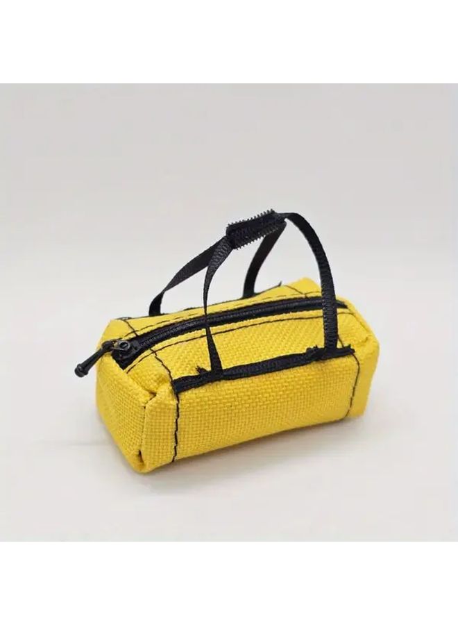 Miniature Black Suitcase Storage Box Dollhouse Travel Handbag For Outdoor Camping And Room Decoration Christmas Gift - Image 2