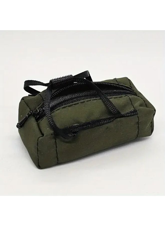 Miniature Black Suitcase Storage Box Dollhouse Travel Handbag For Outdoor Camping And Room Decoration Christmas Gift - Image 3